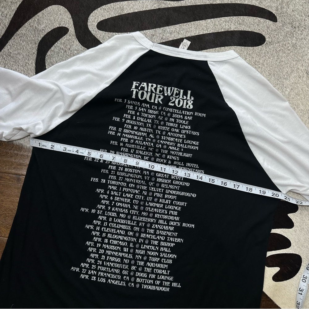 Phoebe Bridgers 2018 Farewell Tour Raglan Tee - Picture 5 of 7